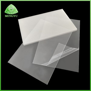 Highly transparent PET sheet Plastic film Polyester film Plastic folding box Spacer /Hgh temperature resistance Scratch proof